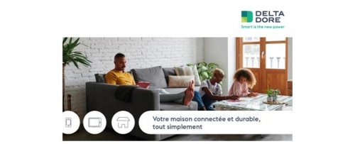 Vignette Brochure Delta Dore : votre maison connectée et durable tout simplement